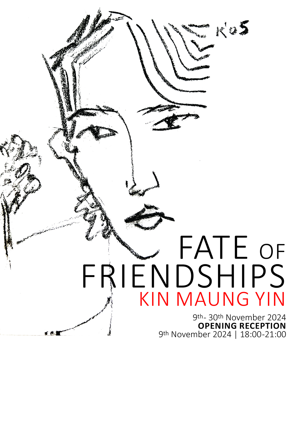 Read more about the article Upcoming Exhibition: ‘Fate of Friendships’ by Kin Maung Yin